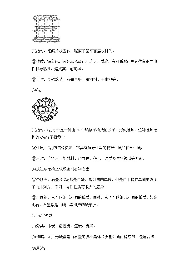 专题四 碳和碳的氧化物——2024届中考化学一轮复习进阶讲义【人教版】02