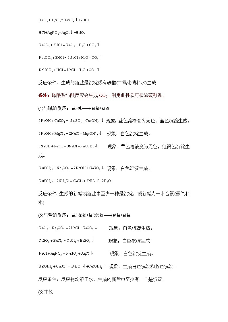 专题七 盐 化肥——2024届中考化学一轮复习进阶讲义【人教版】03