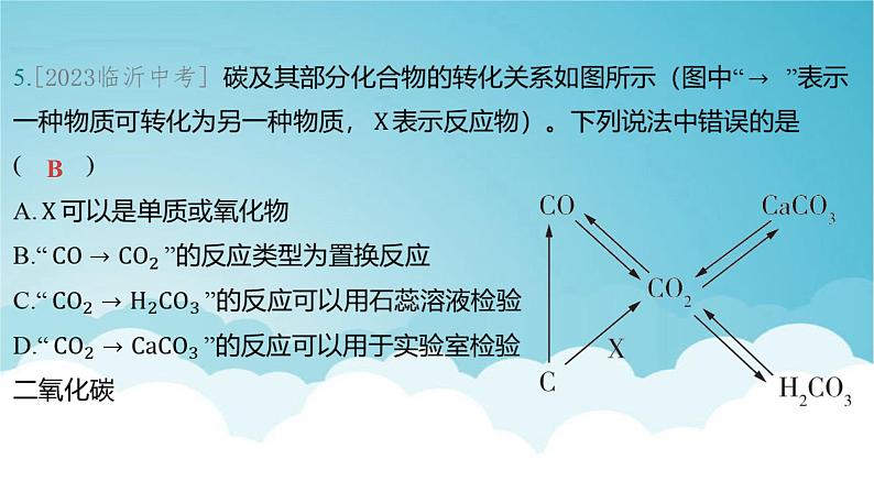 2024年中考化学复习专题练一物质的性质与应用第二讲碳和碳的氧化物1课件第8页