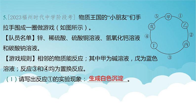 2024年中考化学复习专题练一物质的性质与应用第七讲盐化肥1课件第6页