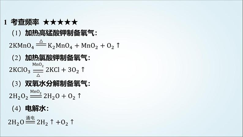 2024年中考化学复习知识点十福建中考最常考的化学方程式课件第2页