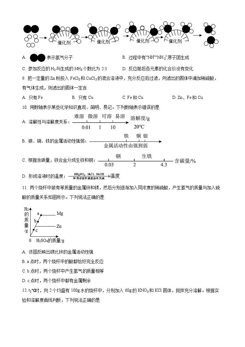 四川省北京第二外国语学院成都附属中学2023-2024学年九年级下学期第一次月考化学试题（原卷版+解析版）03