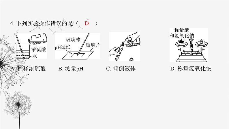 中考化学复习仿真试卷（一）课件第4页