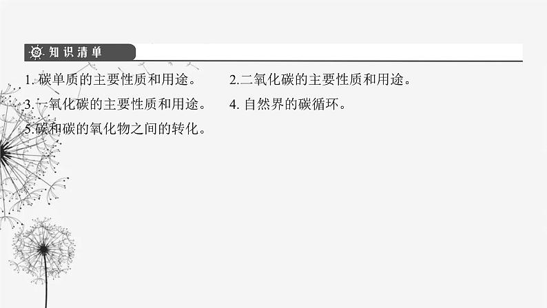 中考化学复习第三单元身边的化学物质第十讲碳和碳的氧化物课件03