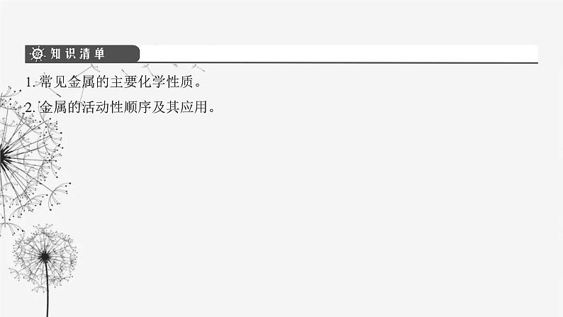 中考化学复习第三单元身边的化学物质第十二讲金属的化学性质与金属活动性课件第3页