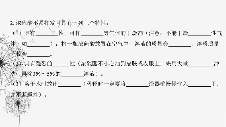 中考化学复习第三单元身边的化学物质第十三讲常见的酸课件第5页