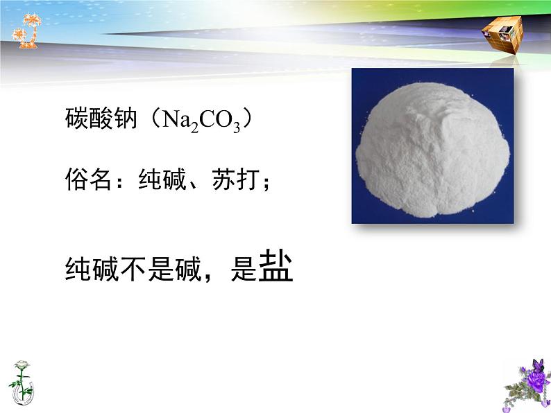 鲁教版化学九年级下册 第八单元 纯碱的性质 课件第3页