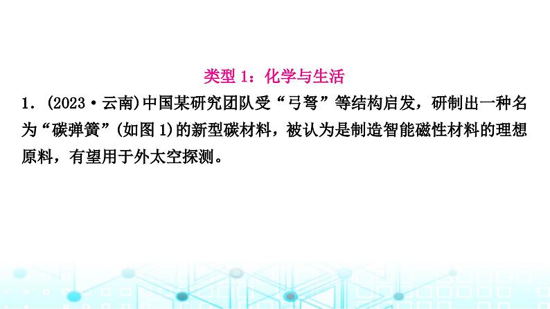 中考化学复习题型突破四主题知识串联题课件第3页