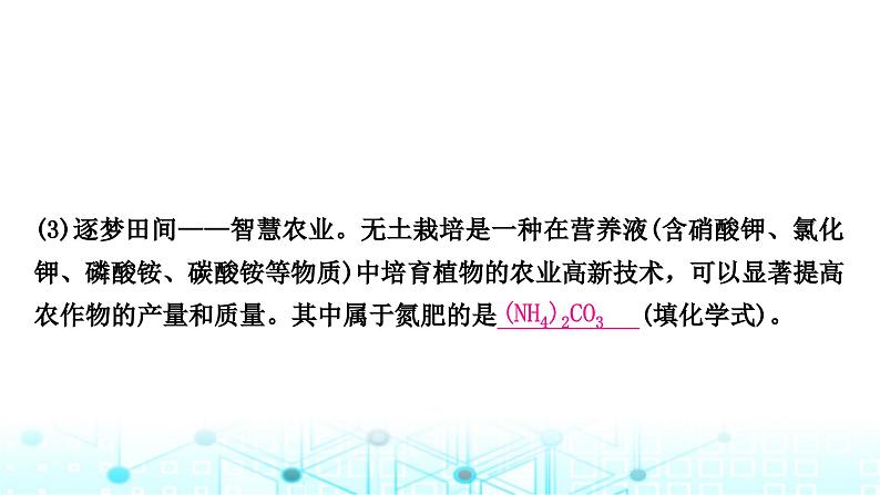 中考化学复习题型突破四主题知识串联题课件第8页