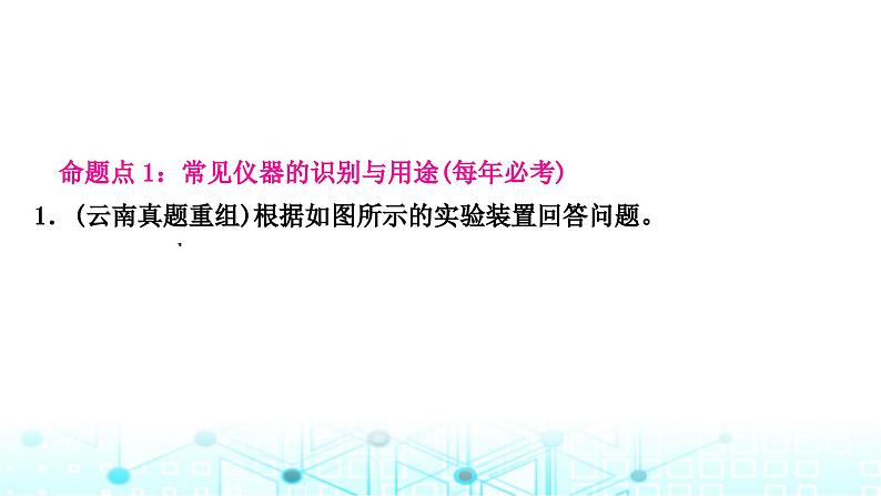 中考化学复习第一单元走进化学世界第二课时仪器的使用与基本实验操作课件第2页