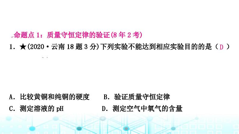 中考化学复习第五单元化学方程式课件第2页