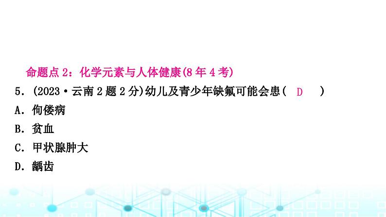 中考化学复习第十二单元化学与生活课件07