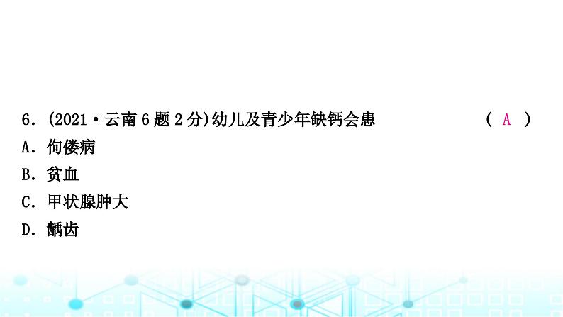 中考化学复习第十二单元化学与生活课件08