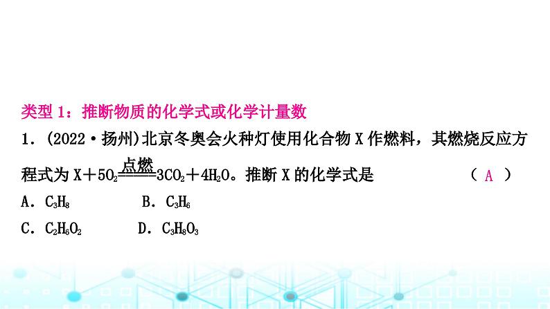 中考化学复习重难突破3质量守恒定律的应用课件第2页