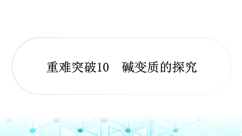 中考化学复习重难突破10碱变质的探究课件01