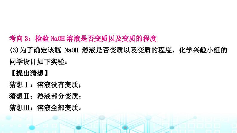 中考化学复习重难突破10碱变质的探究课件07