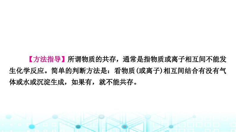 中考化学复习重难突破11物质(或离子)的共存课件第2页