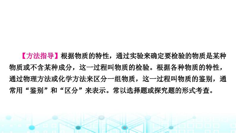 中考化学复习重难突破12物质的检验与鉴别课件02