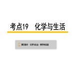 中考化学复习化学与社会跨学科实践考点19化学与生活课件