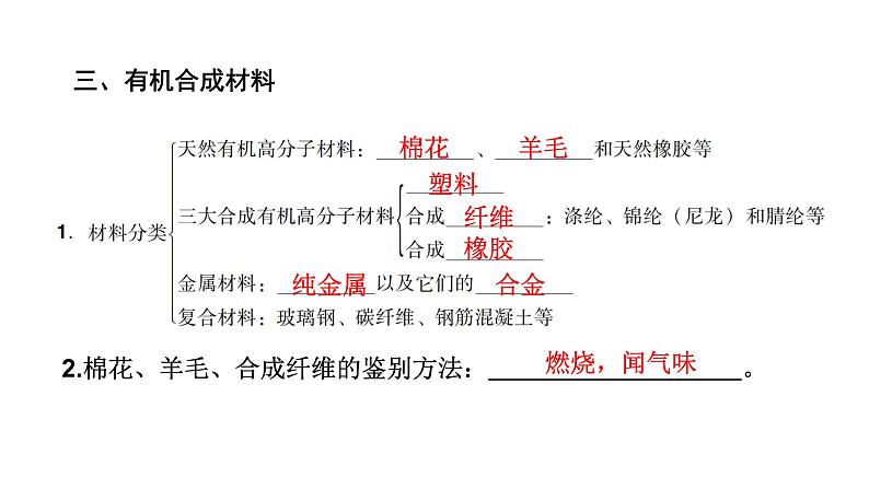 中考化学复习化学与社会跨学科实践考点19化学与生活课件07