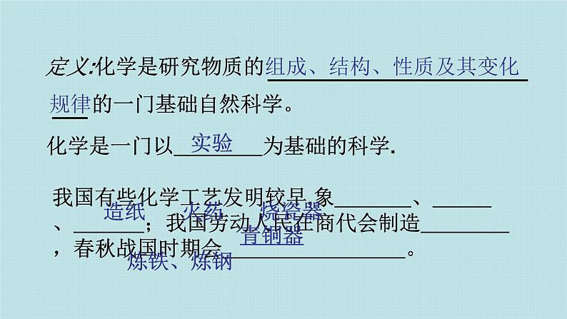 1.4 第一单元复习课课件(人教版化学九年级)第2页