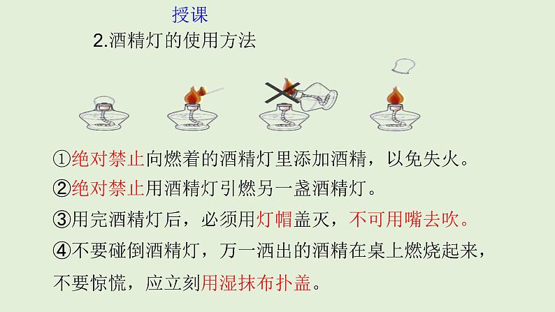 初中化学人教版九上1.3.2  物质加热、仪器连接和洗涤课件05