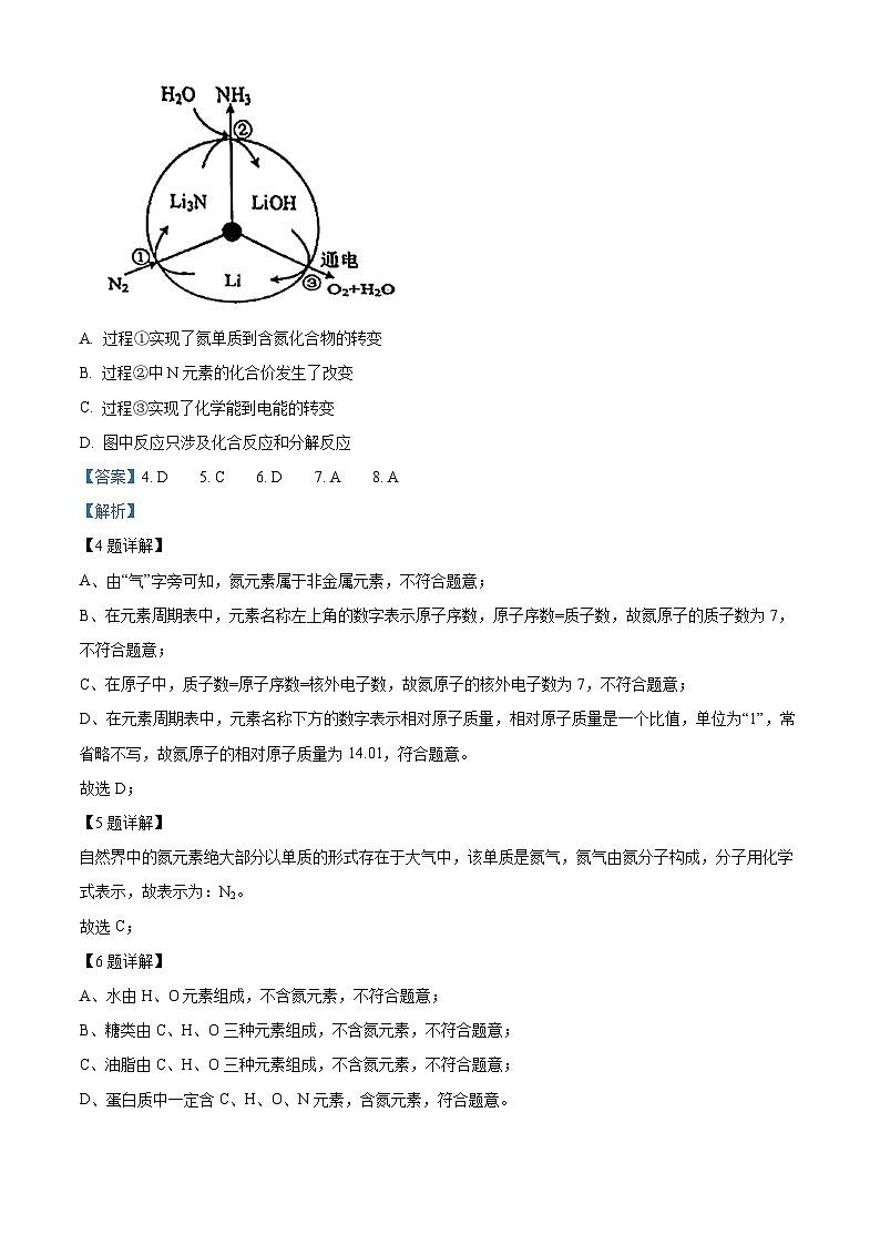 2024年江苏省苏州市姑苏区中考化学一模试卷（原卷版+解析版）03