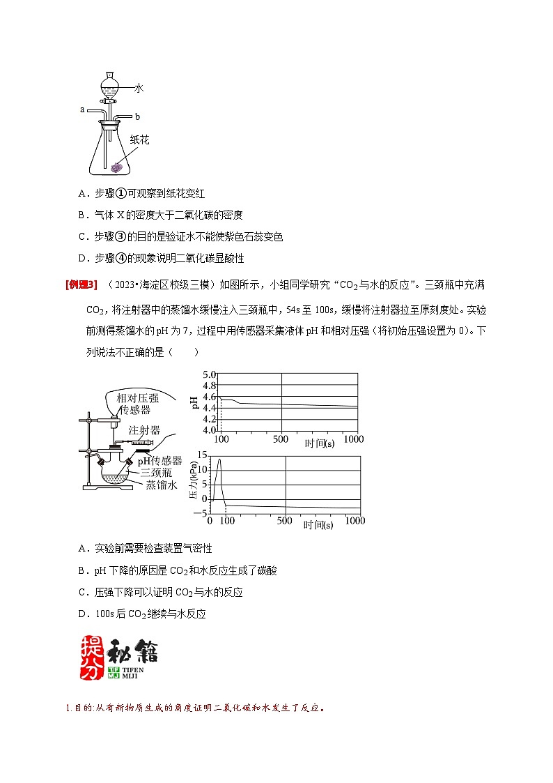 专题07 有关无明显现象反应的探究（原卷版）第2页