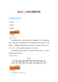 热点01  分类法和推理法专题-2024年中考化学题型专练（苏州专练）