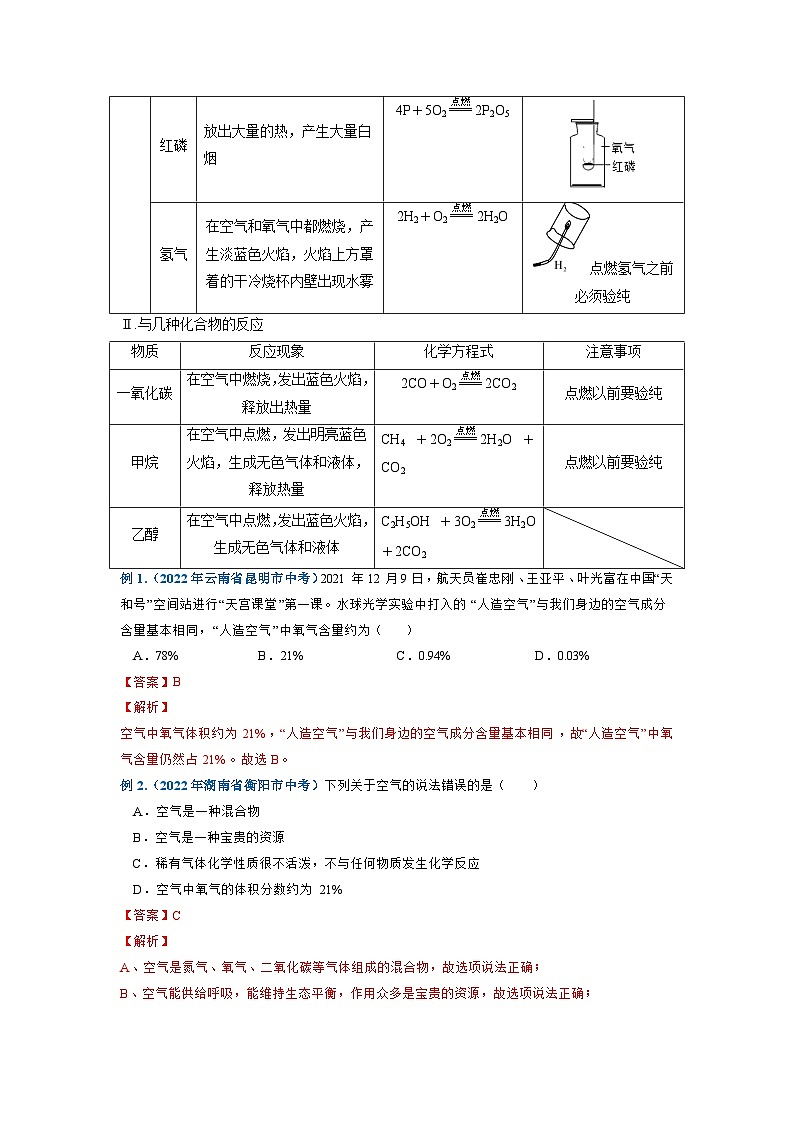 重难点07 空气和氧气（解析版）（苏州专版）第3页