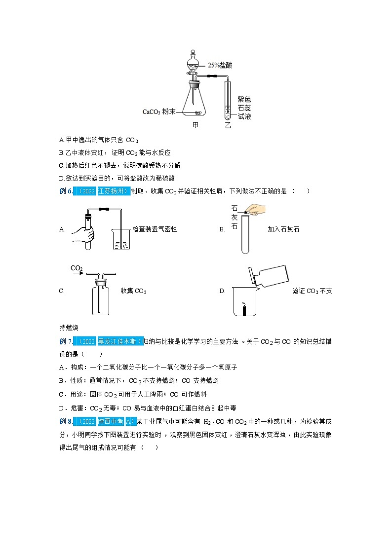 重难点09  碳及其氧化物（原卷版）（苏州专版）第3页