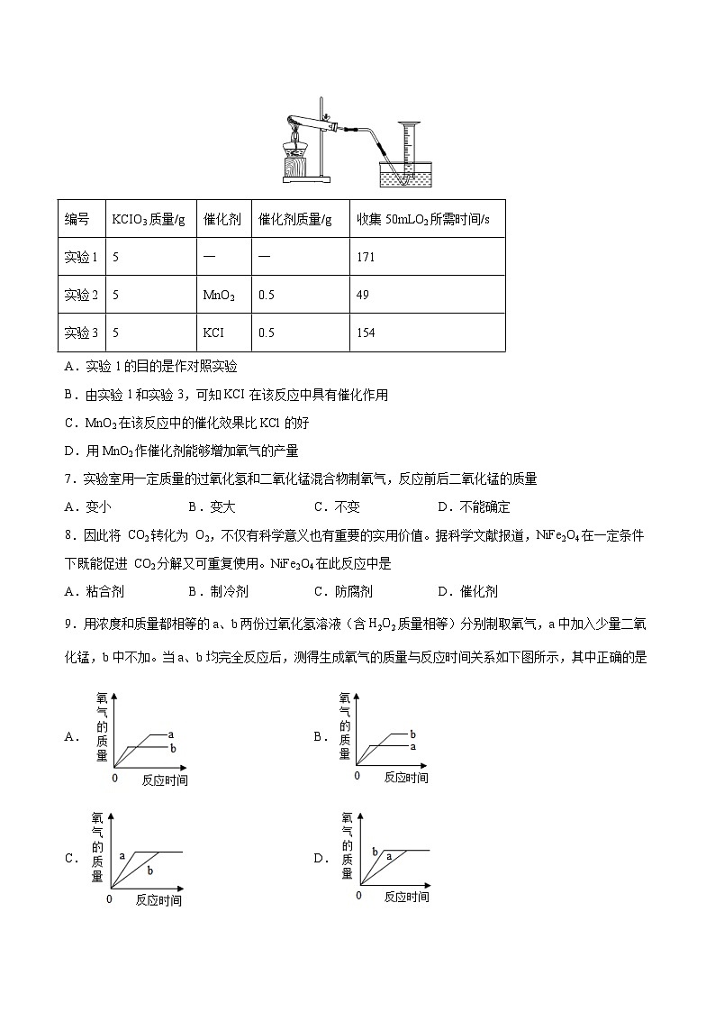 人教版化学九上课后练习：2.3.2 制取氧气（2）第2页
