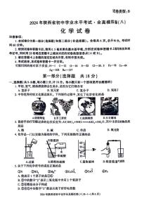 2024年陕西省咸阳市永寿县部分学校中考一模化学试题