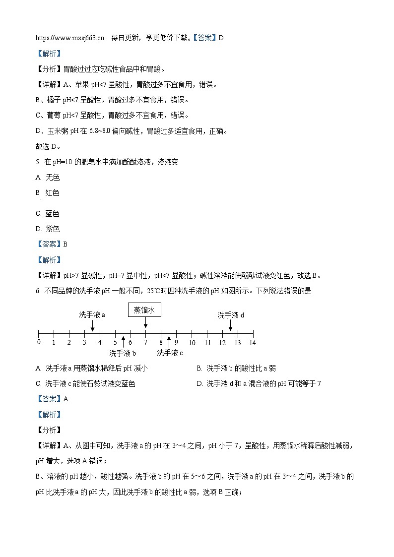 119，内蒙古赤峰市巴林左旗林东第三中学2023-2024学年九年级下学期3月学业质量检测化学试题第2页