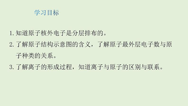 初中化学人教版九上3.2.2 核外电子的排布  离子的形成（创优课件）第3页