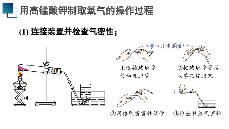 人教版九年级化学上册课件 第二单元 实验室活动一 氧气的实验室制取与性质08