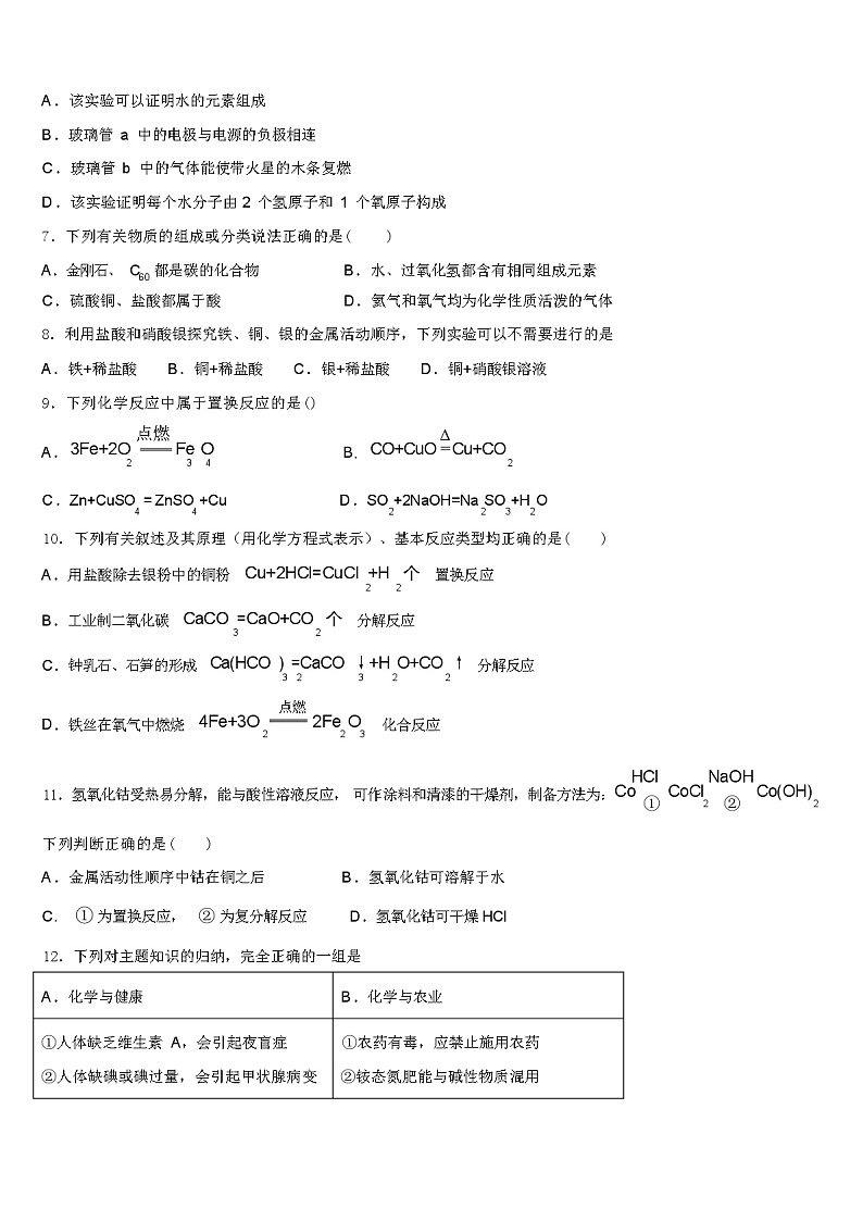 2024 年福建省厦门市中考化学模似试卷（解析版）第3页