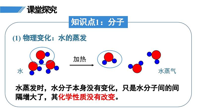 人教版九年级化学上册课件 第三单元 课题1 第2课时 分子可以分为原子06