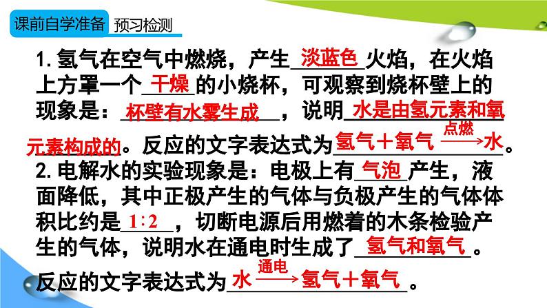 人教版九年级化学上册课件 第四单元 实验活动2 水的组成及变化的探究第4页