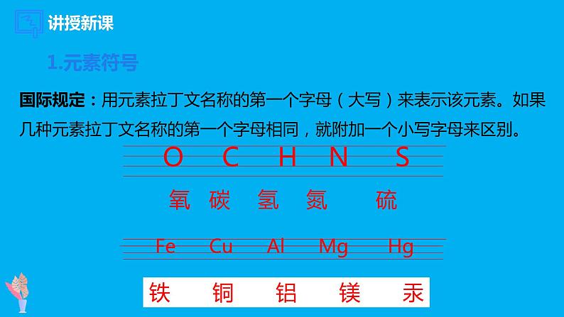 【好课精选】化学人教版九上课件：3.3.2 元素符号和元素周期表第6页