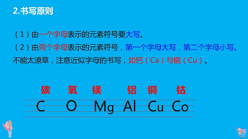 【好课精选】化学人教版九上课件：3.3.2 元素符号和元素周期表第7页