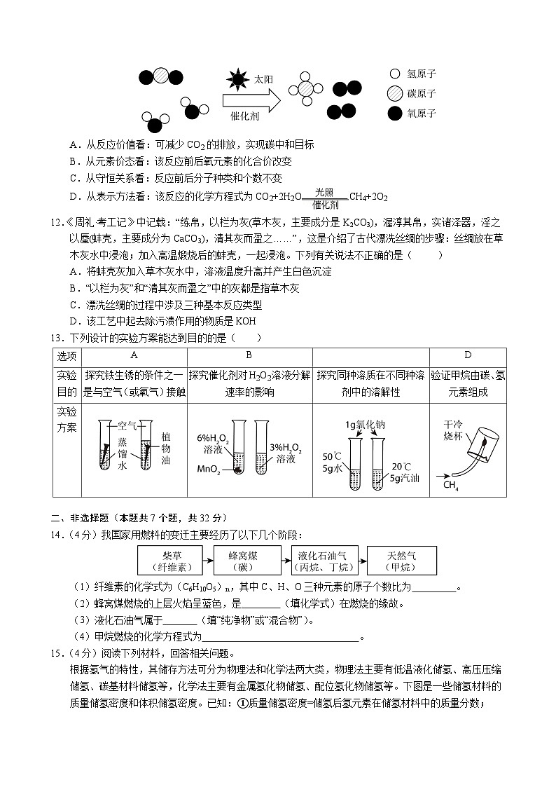 化学（湖北卷）（考试版A4）第3页
