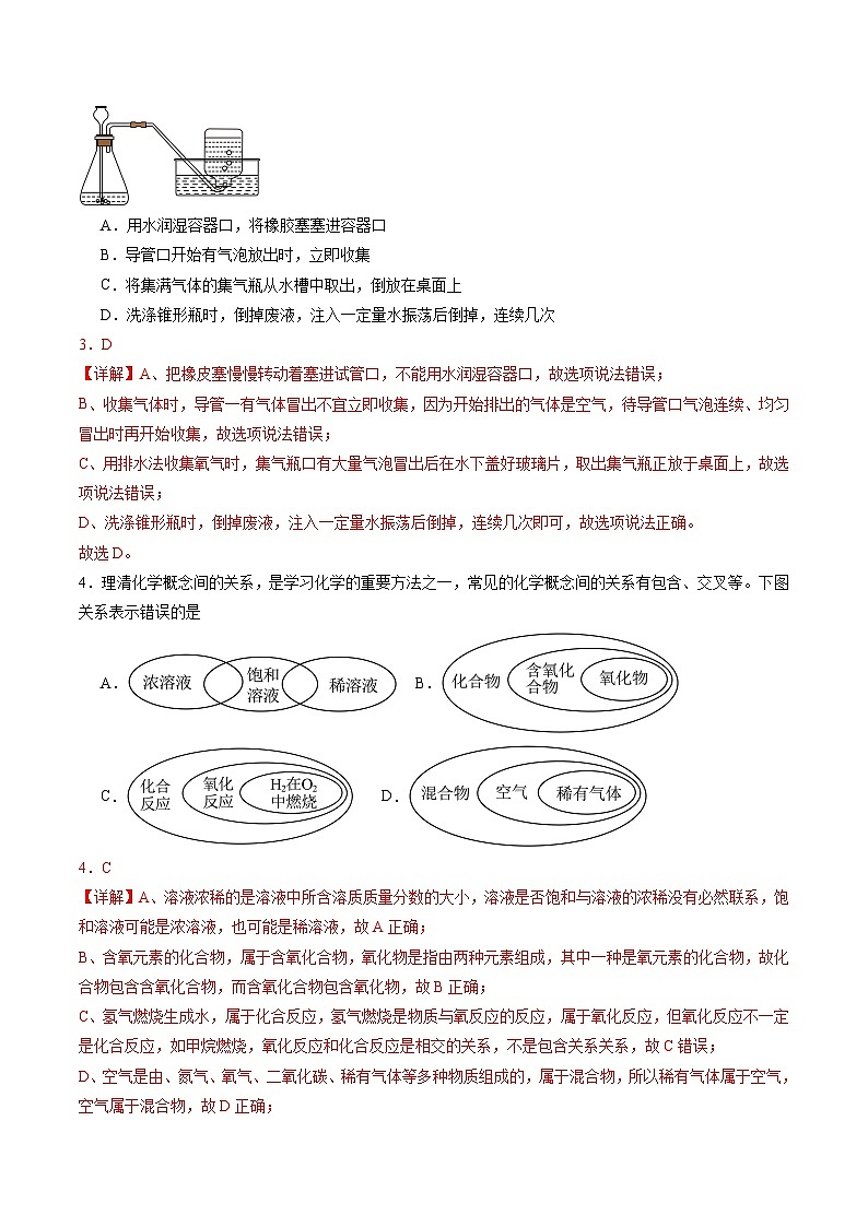 化学（陕西卷）-2024年中考第三次模拟考试(含答题卡及答案解析)02