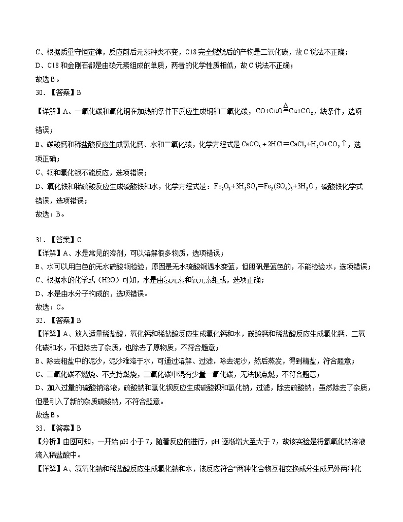 化学（上海卷）（全解全析）第3页