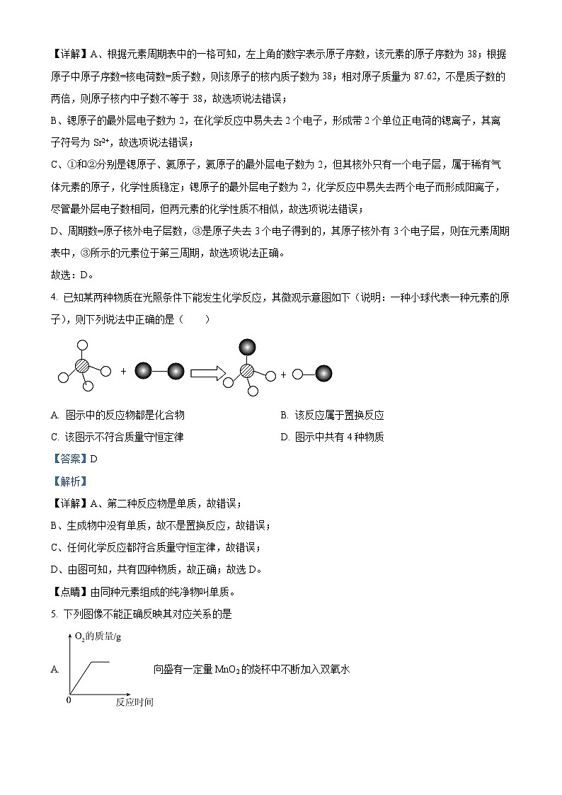 2024年甘肃省金昌市永昌县六中联片教研中考三模化学试题（原卷版+解析版）02