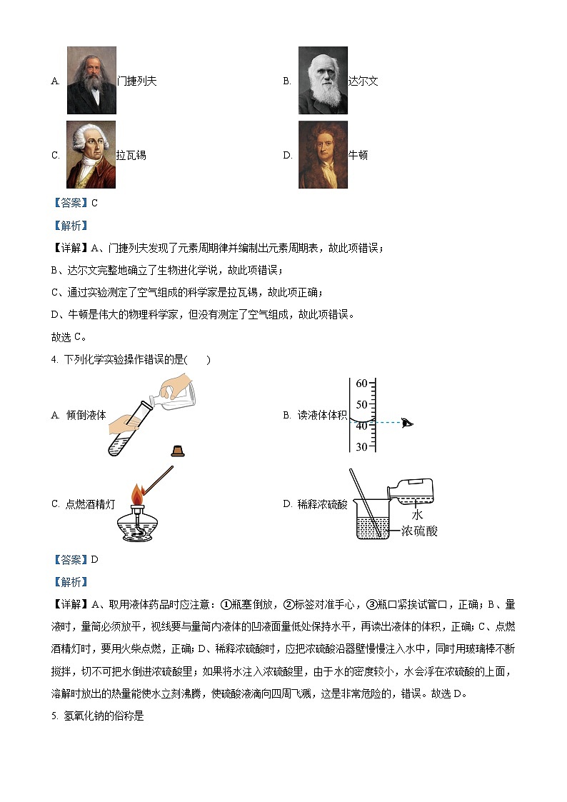 2024年江苏省常州市中考二模化学试卷02