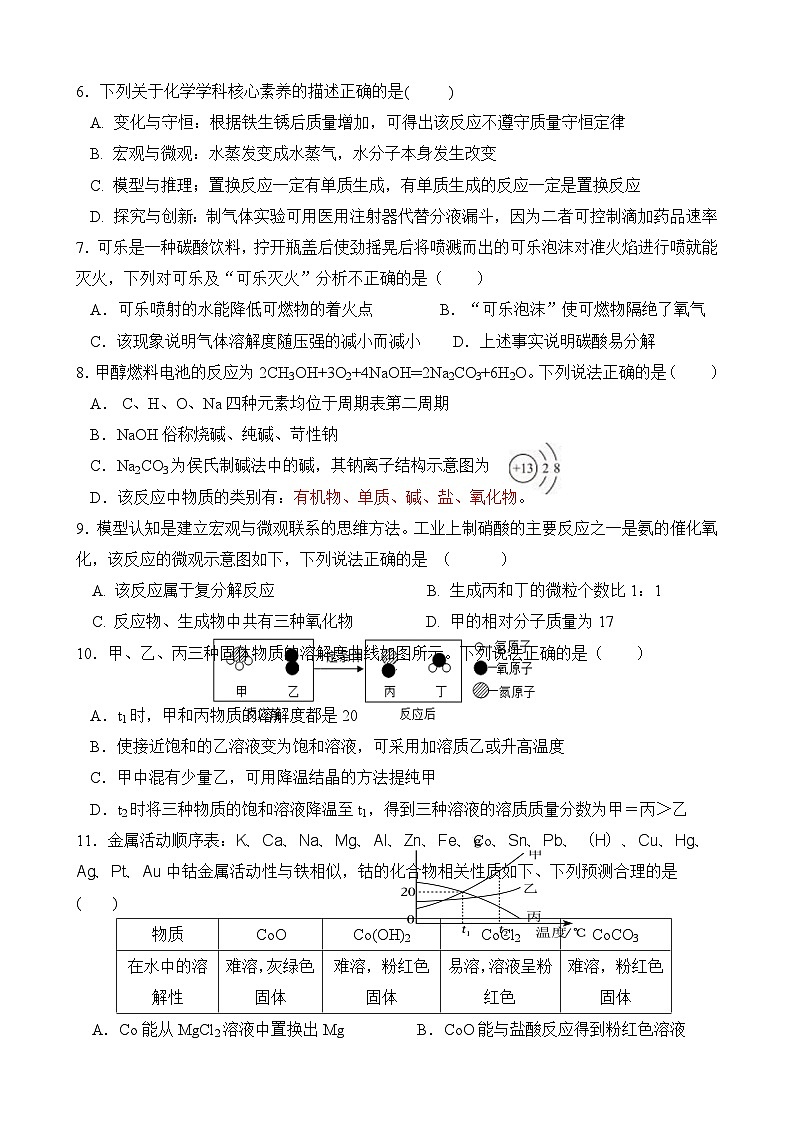 06，2024年四川省宜宾市翠屏区中考二诊化学试卷第2页