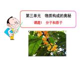 3.1分子和原子-课件-2023-2024学年人教版九年级上册化学