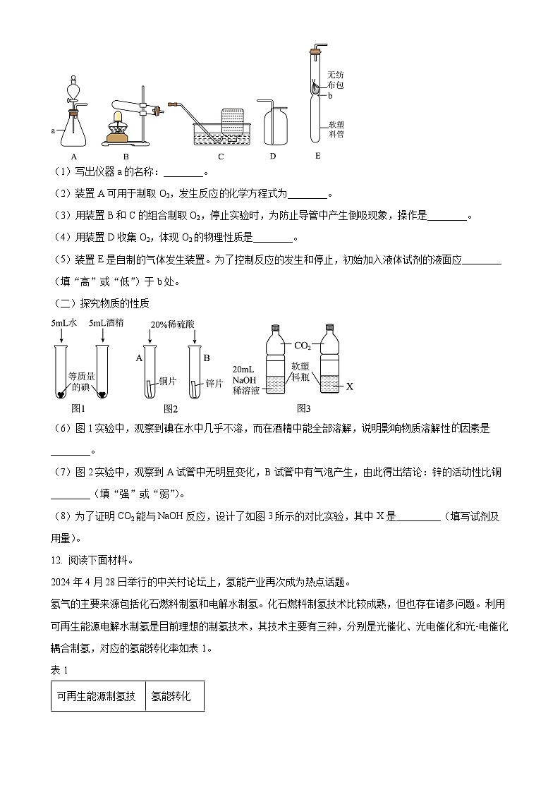 2024年辽宁省沈阳市中考二模化学试题（原卷版+解析版）03