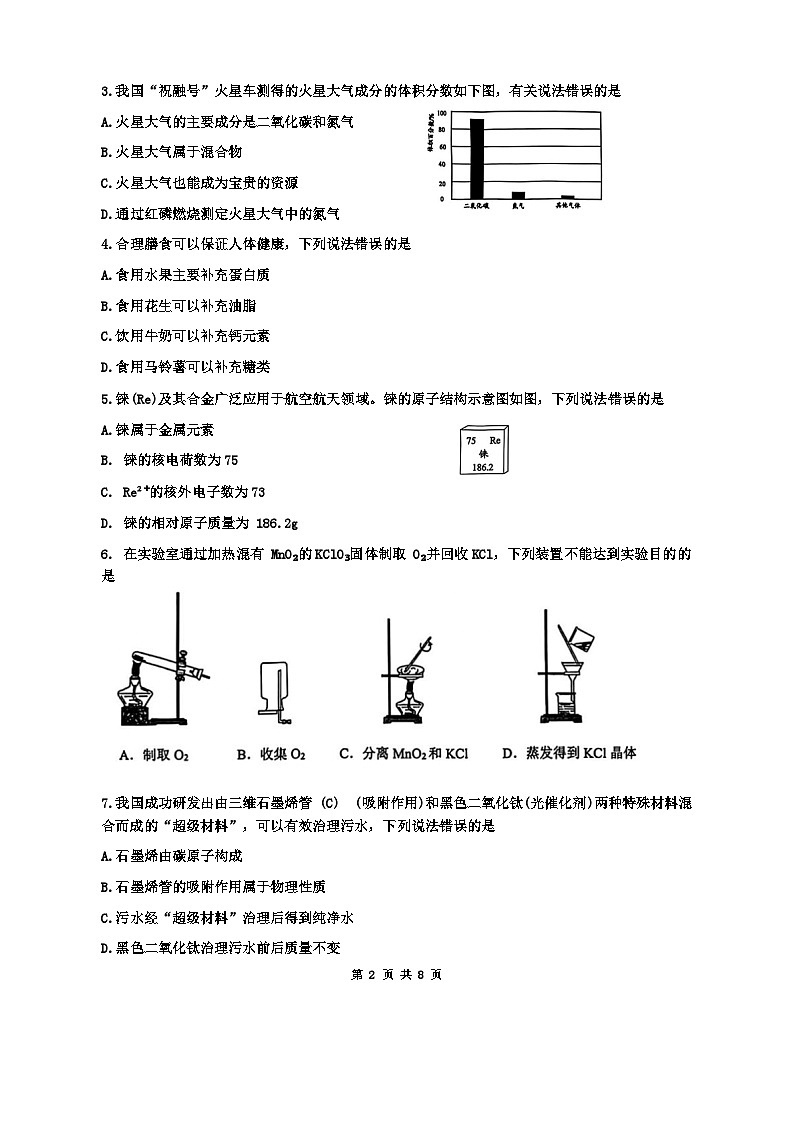 2024年广东省广州市增城区中考二模化学试题02